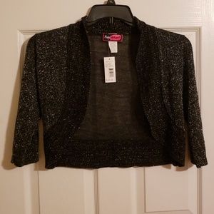 Sparkly Black Cardigan